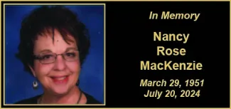 Memorial photo for Nancy Rose MacKenzie