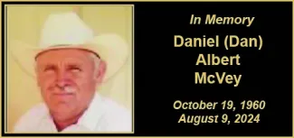 Memorial photo of Daniel Albert McVey