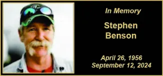 Memorial photo of Stephen Benson