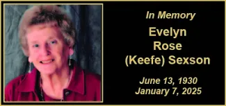 Memorial photo for Evelyn Rose (Keefe) Sexson Memorial photo for Evelyn Rose (Keefe) Sexson