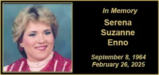 Memorial photo for Serena Suzanne Enno Memorial photo for Serena Suzanne Enno