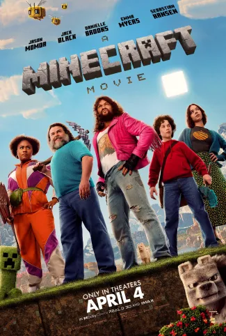 Movie poster for A Minecraft Movie Movie poster for A Minecraft Movie