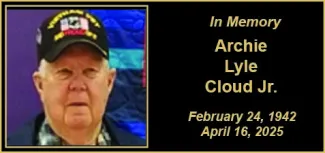 Memorial photo of Archie Lyle Cloud, Jr. Memorial photo of Archie Lyle Cloud, Jr.