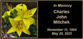 Memorial photo for Charles John Mitchek Memorial photo for Charles John Mitchek