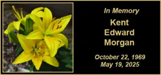 Memorial photo for Kent Edward Morgan Memorial photo for Kent Edward Morgan