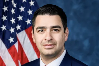 PROMO HIRES CROPPED Politician - United States Representative Gabe Evans (R) Colorado - public domain Official photo of PROMO HIRES CROPPED Politician - United States Representative Gabe Evans (R) Colorado
