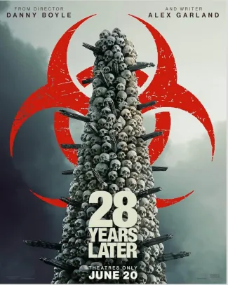 Movie poster for 28 Years Later Movie poster for 28 Years Later