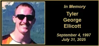 Memorial photo for Tyler George Ellicott