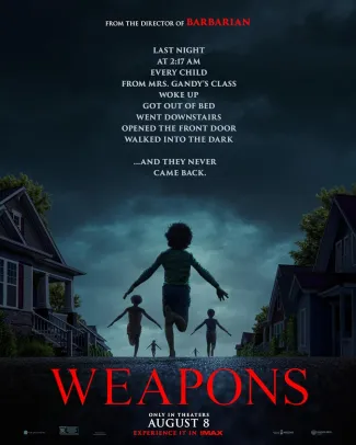 Movie poster for Weapons