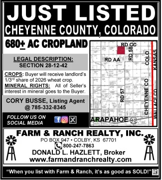For Sale - 680 Acres Farm Land For Sale - 680 Acres Farm Land