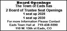 Board Openings - Town of Eads