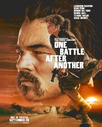 Movie poster for One Battle After Another Movie poster for One Battle After Another