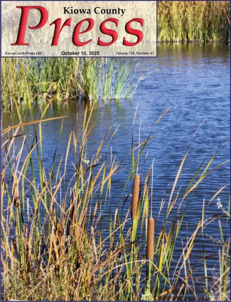 Photo of the week from the October 10, 2025, edition of the Kiowa County Press in Eads, Colorado - Cattail reeds at Jackson's Pond in Kiowa County, Colorado - Chris Sorensen. Photo of the week from the October 10, 2025, edition of the Kiowa County Press in Eads, Colorado - Cattail reeds at Jackson's Pond in Kiowa County, Colorado - Chris Sorensen.
