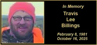 Memorial photo for Travis Lee Billings Memorial photo for Travis Lee Billings