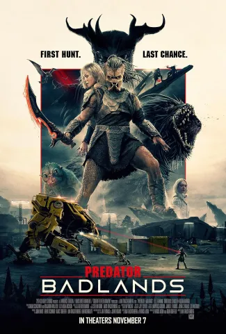 Movie poster for Predator: Badlands