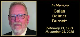 Memorial photo for Galan Delmer Burnett