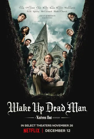 Movie poster for Wake Up Dead Man: A Knives Out Mystery