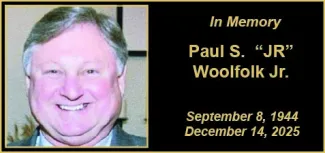 Memorial photo for Paul S. Woolfolk, Jr.