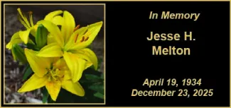 Memorial photo for Jesse H. Melton