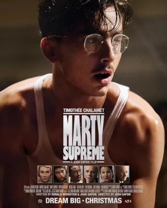 Movie poster for Marty Supreme