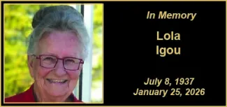 Memorial photo for Lola Igou