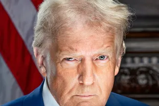 United States President Donald J. Trump 2025 official portrait