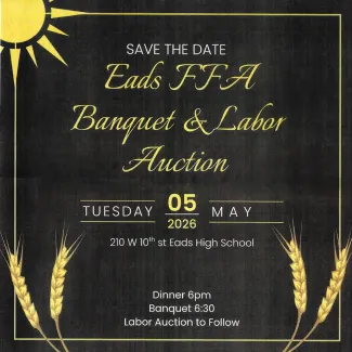 Advertisement for an FFA Banquet