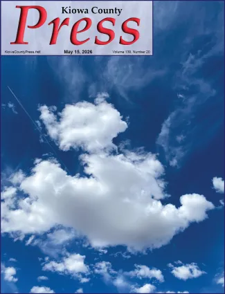 Photo of the week from the May 15, 2026, edition of the Kiowa County Press in Eads, Colorado - Spring clouds over southeast Colorado - Jeanne Sorensen.