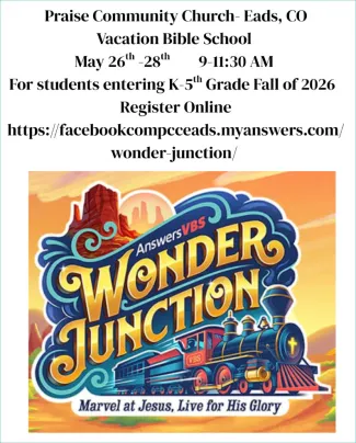 Advertisement for vacation bible school