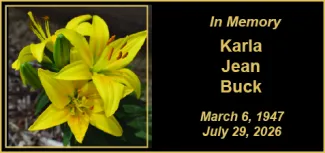 2026-07-30 MEMORY Karla Jean Buck