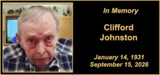 Memorial photo for Clifford Johnston