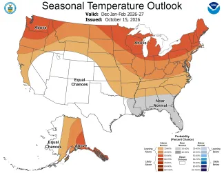 2026-10-16 MAP CPC temperature outlook December-February 2026-27 issued October 15 - NOAA Climate Prediction Center