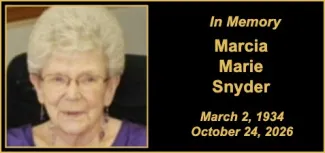 Memorial photo for Marcia Marie Snyder