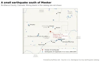 2026-10-25 MAP A small earthquake south of Meeker - KiowaCountyPress.net