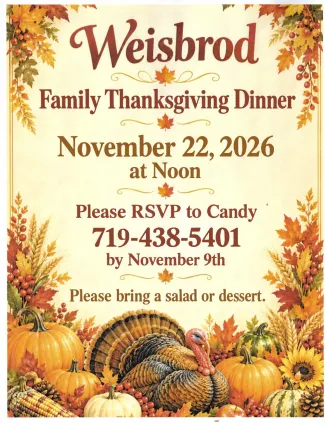 Kiowa County Hospital District Family Thanksgiving Dinner