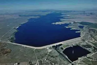 PICT John Martin Reservoir Dam Overview - CPW.
