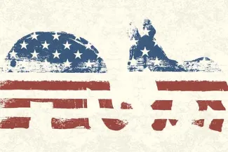 64J Politics - Party Symbols as Flag - iStock - pashabo Politics - Party Symbols as Flag - iStock - pashabo