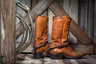 PROMO 660 x 440 Miscellaneous - Rodeo Boots Rope Barn Wood - iStock PROMO 660 x 440 Miscellaneous - Rodeo Boots Rope Barn Wood - iStock
