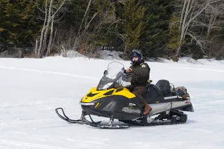 PROMO 660 x 440 Transportation - Law Enforcement Officer Snowmobile - USFWS PROMO 660 x 440 Transportation - Law Enforcement Officer Snowmobile - USFWS