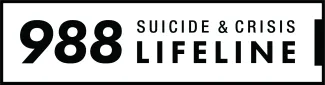 PROMO Health - 988 Suicide and Crisis Lifeline - Black White Horizontal PROMO Health - 988 Suicide and Crisis Lifeline - Black White Horizontal