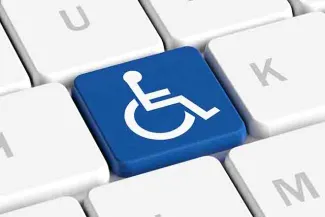 PROMO Miscellaneous - EDI Disability Keyboard Computer Wheelchair Symbol - iStock - Rawf8