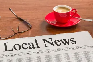 PROMO 64J1 Miscellaneous - Newspaper Local News Headline - iStock - Zerbor PROMO Miscellaneous - Newspaper Local News Headline - iStock - Zerbor