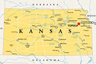 PROMO Map - Kansas State Map - iStock - PeterHermesFurian PROMO Map - Kansas State Map - iStock - PeterHermesFurian
