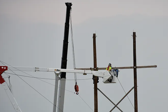 2018-07-28 PICT Power Line Repair Lineman in Bucket - Chris Sorensen