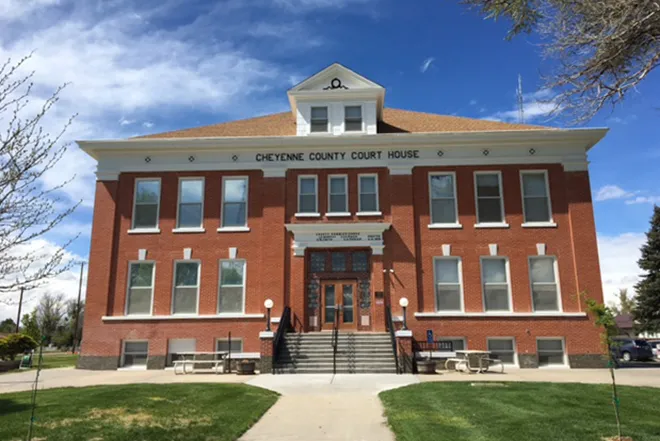 PICT Government Building Cheyenne County Colorado Courthouse