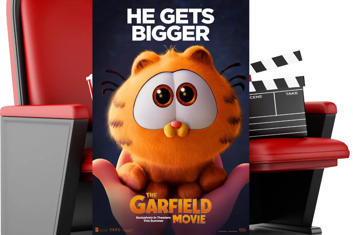 Movie poster for The Garfield Movie