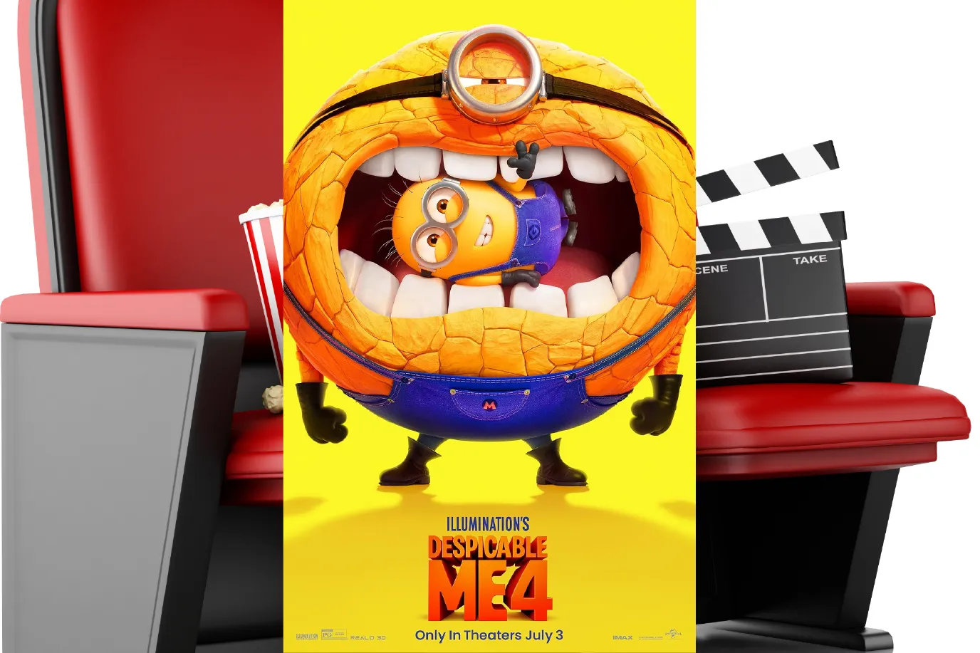 Movie poster for Despicable Me 4
