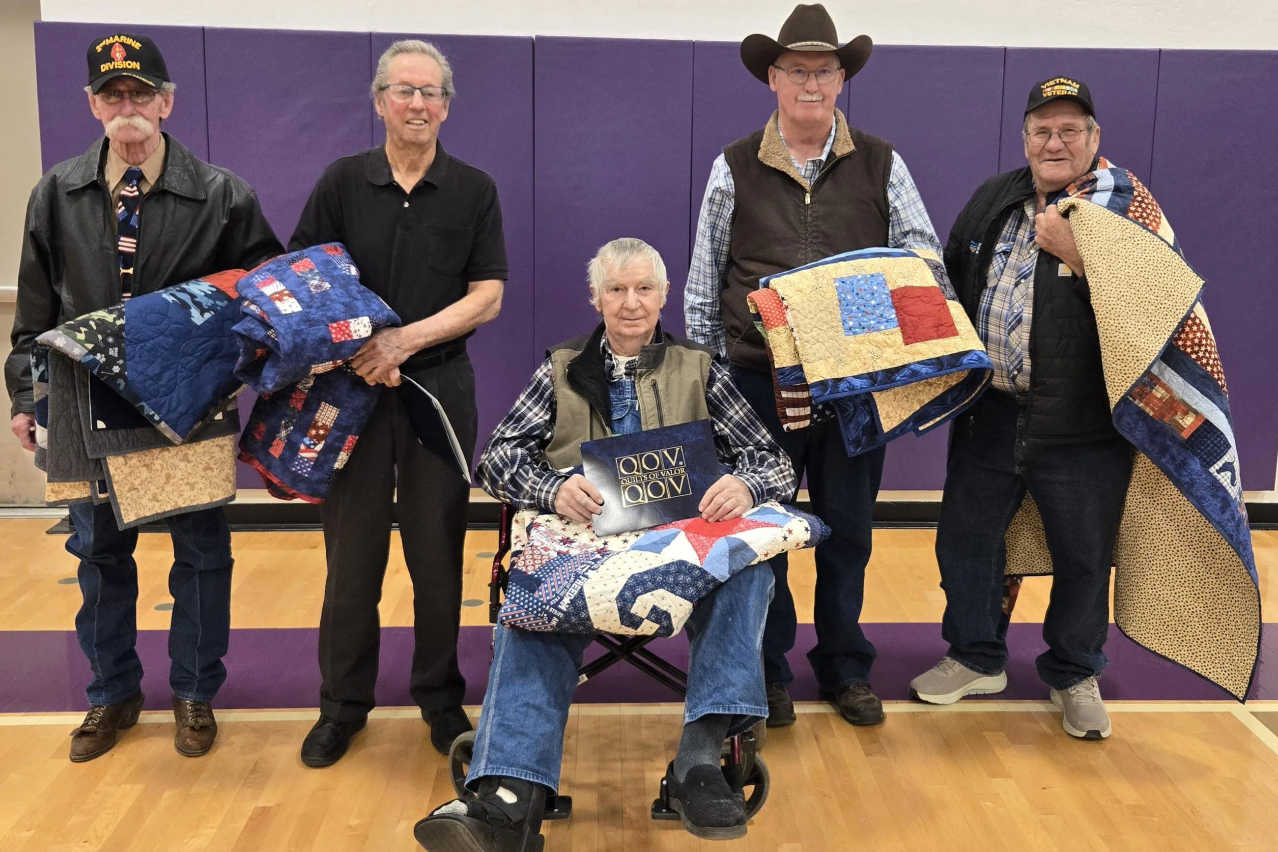 Cheyenne County Quilts of Valor 2024 awardees