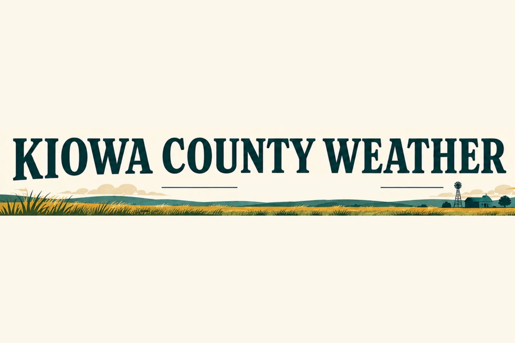 Kiowa County Weather
