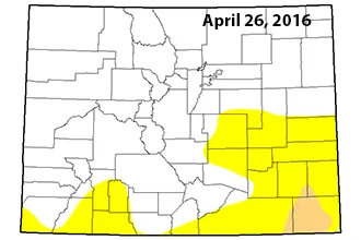 Colorado Drought Map